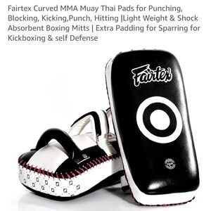 Fairtex Black and White Muay Thai Pads